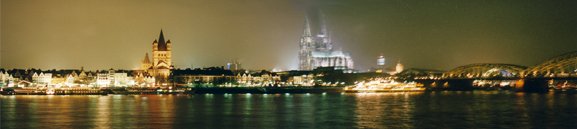 panorama view over Cologne